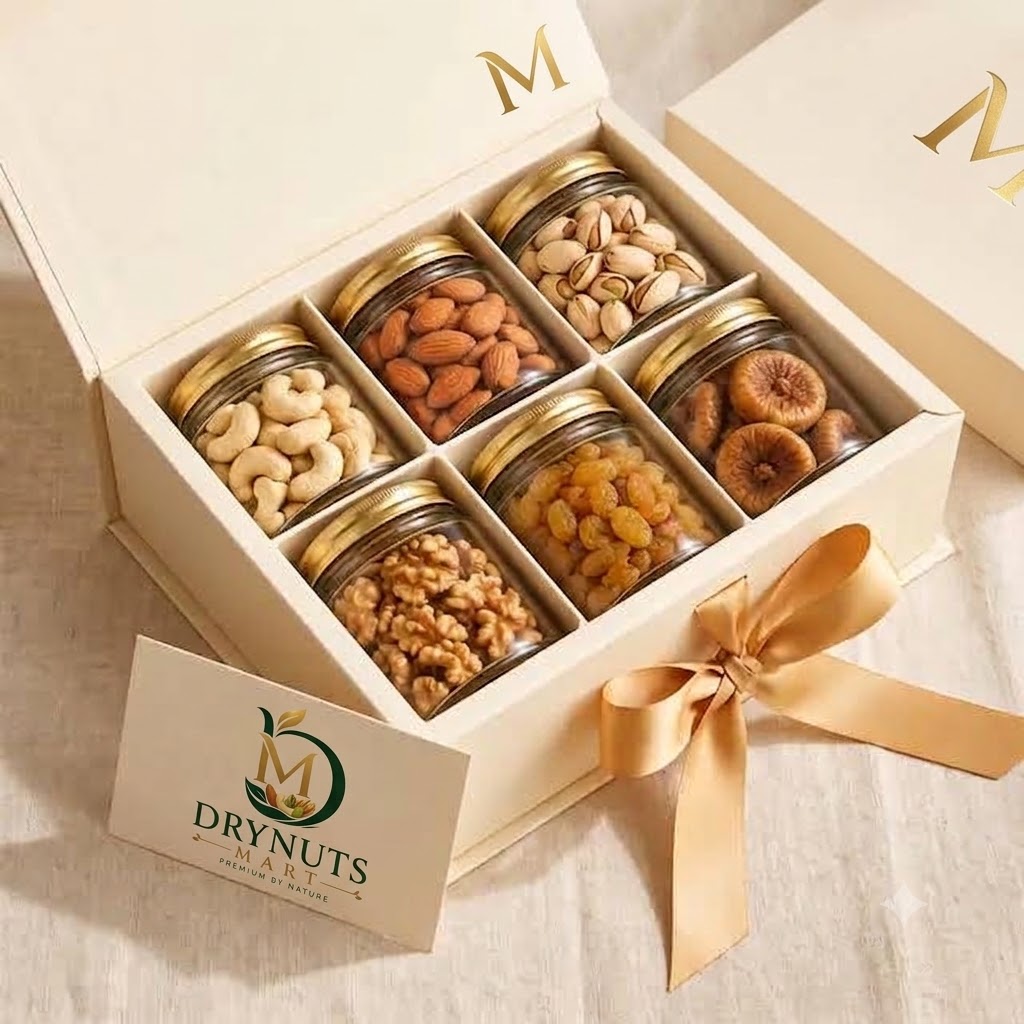 Premium Dry Fruits Jar Gift Pack (6-in-1)