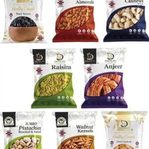 Wonderland Foods 800g (100g X 8) Dry Fruits Combo Pack of 8
