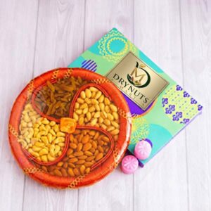 Dry Fruits and Cadbury Celebration combo with Diwali Candle