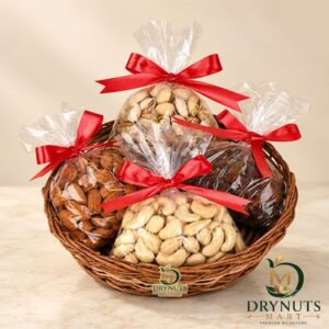 Mixed Dry Fruits Basket with Almonds, Cashews, Raisins & Pistachios